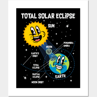 Total Solar Eclipse  - Funny Astronomy Posters and Art